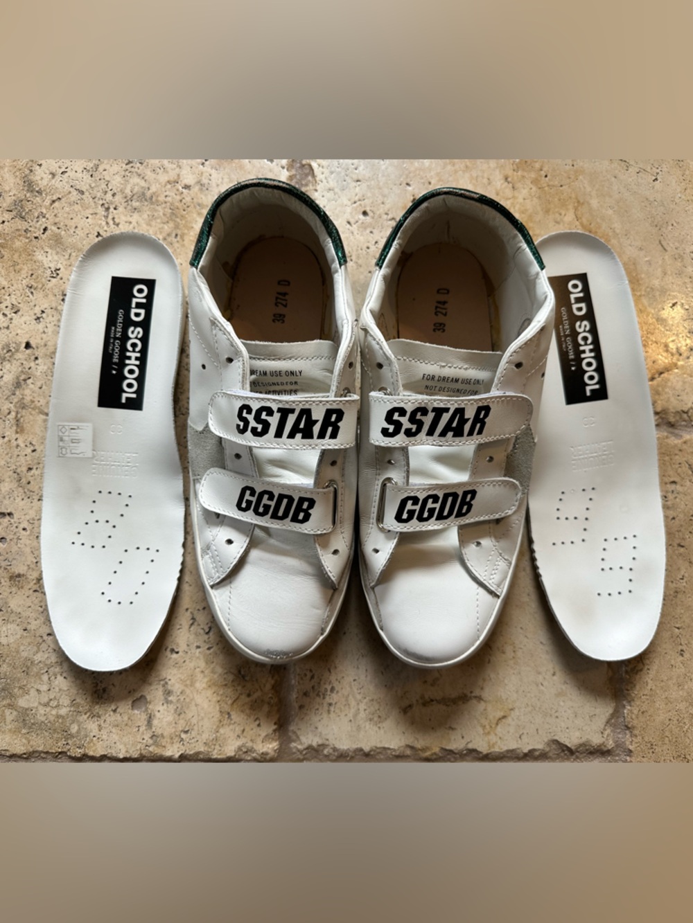 Old School / Old
School Velcro sneaker line by Golden Goose
